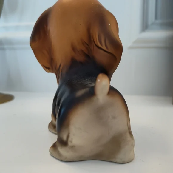 VINTAGE 1950's NORLEANS Japan Big Head Beagle Figurine ORIGINAL TAG - Picture 4 of 8